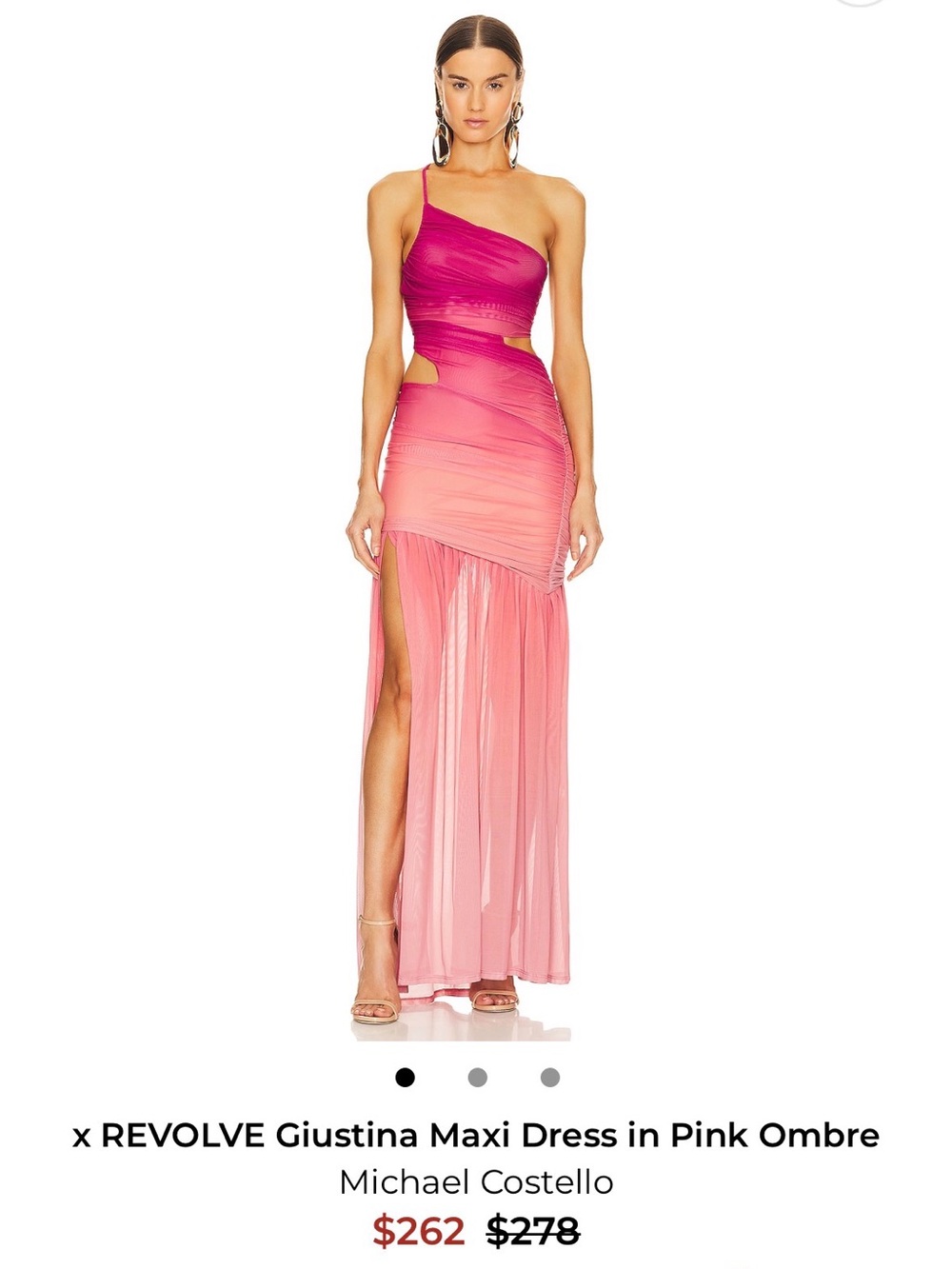 Revolve Giustina Maxi Dress x Michael Costello